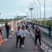 ¿Ya recorriste el Puente Nichupté? Más de 3 mil 500 personas se suman a la jornada