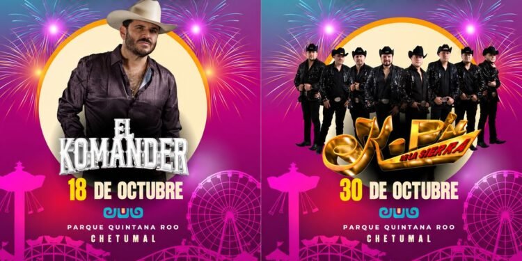 Expofer Chetumal 2026 ya tiene fechas y artistas: estos son los conciertos confirmados