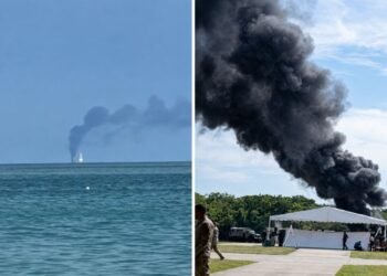 ¡Humo negro hasta Belice! Quema de narcóticos en Chetumal causa polémica
