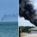 ¡Humo negro hasta Belice! Quema de narcóticos en Chetumal causa polémica