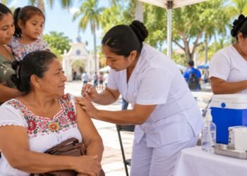 Arranca vacunación gratuita contra enfermedades de invierno; habrá brigadas casa por casa